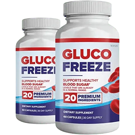 GlucoFreeze bottle